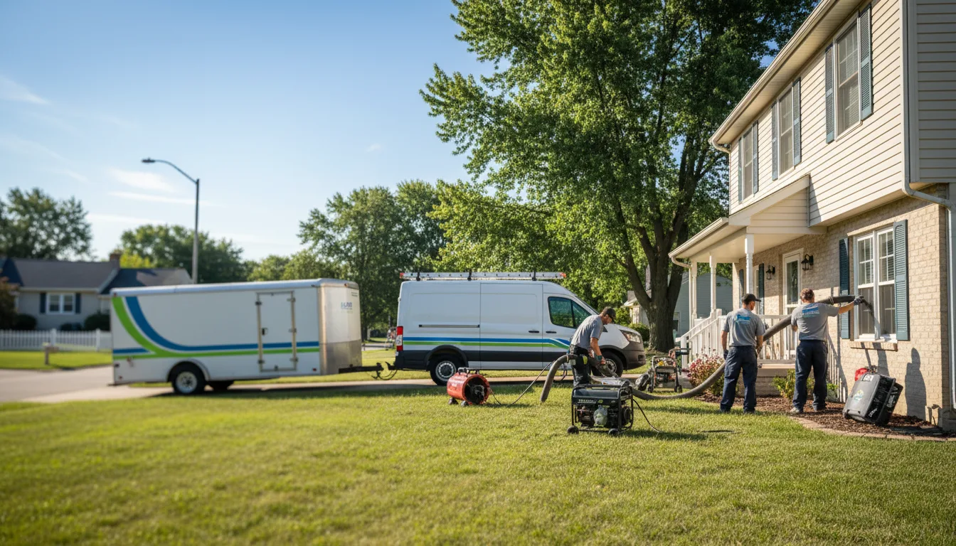 Flooded Basement Restoration And Cleanup With Repair in Free Soil, MI near me